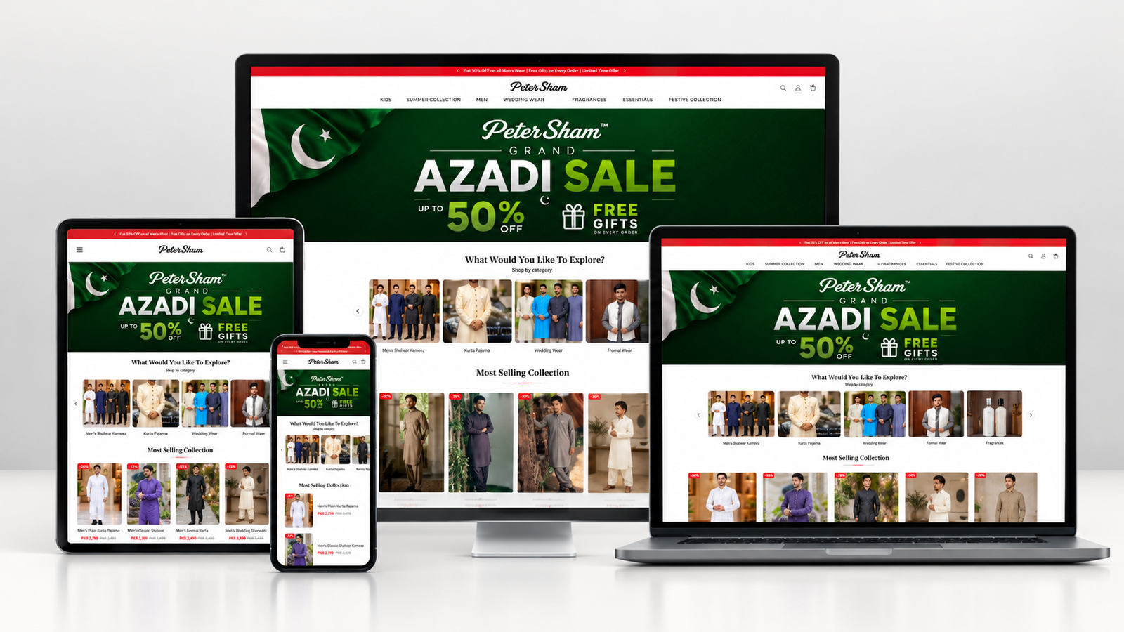 Petersham – Custom E-Commerce Platform
